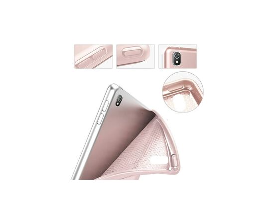 Чехол для планшета BeCover Tri Fold Soft TPU Silicone Apple iPad 9.7 2017/2018 A1822/A1823/A1893/A1954 Pink (708513), изображение 2 Чехол для планшета BeCover Tri Fold Soft TPU Silicone Apple iPad 9.7 2017/2018 A1822/A1823/A1893/A1954 Pink (708513), изображение 2
