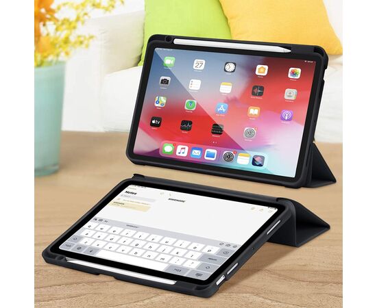 Чехол для планшета BeCover Direct Charge Pen mount Apple Pencil Apple iPad 10.9" 2022 Black (708495), изображение 5 Чехол для планшета BeCover Direct Charge Pen mount Apple Pencil Apple iPad 10.9" 2022 Black (708495), изображение 5