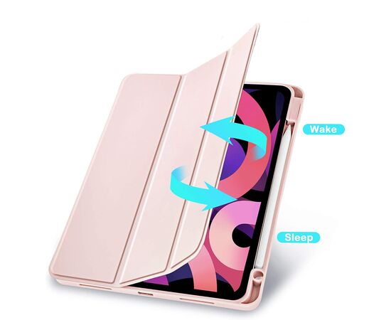 Чехол для планшета BeCover Direct Charge Pen mount Apple Pencil Apple iPad 10.9" 2022 Pink (708500), изображение 4 Чехол для планшета BeCover Direct Charge Pen mount Apple Pencil Apple iPad 10.9" 2022 Pink (708500), изображение 4