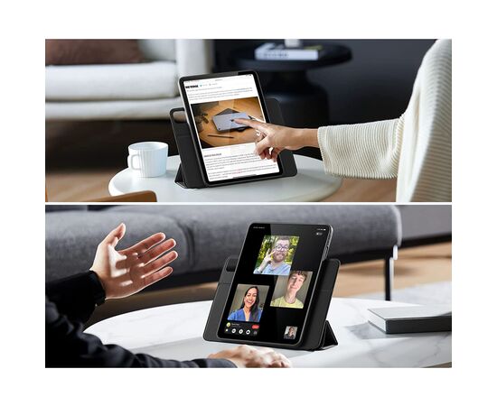 Чехол для планшета BeCover Magnetic 360 Rotating mount Apple Pencil Apple iPad 10.9" 2022 Black (708502), изображение 3 Чехол для планшета BeCover Magnetic 360 Rotating mount Apple Pencil Apple iPad 10.9" 2022 Black (708502), изображение 3