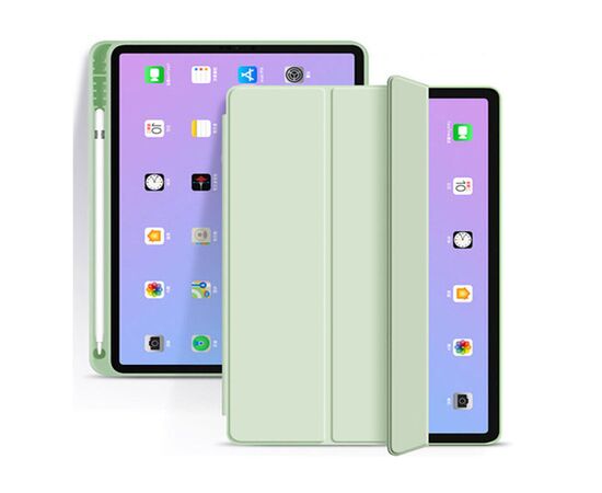 Чехол для планшета BeCover Tri Fold Soft TPU mount Apple Pencil Apple iPad 10.2 2019/2020/2021 Light Green (708458), изображение 2 Чехол для планшета BeCover Tri Fold Soft TPU mount Apple Pencil Apple iPad 10.2 2019/2020/2021 Light Green (708458), изображение 2