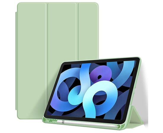 Чехол для планшета BeCover Tri Fold Soft TPU mount Apple Pencil Apple iPad 10.2 2019/2020/2021 Light Green (708458), изображение 3 Чехол для планшета BeCover Tri Fold Soft TPU mount Apple Pencil Apple iPad 10.2 2019/2020/2021 Light Green (708458), изображение 3