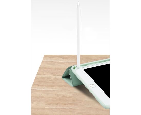 Чехол для планшета BeCover Tri Fold Soft TPU mount Apple Pencil Apple iPad 10.2 2019/2020/2021 Light Green (708458), изображение 5 Чехол для планшета BeCover Tri Fold Soft TPU mount Apple Pencil Apple iPad 10.2 2019/2020/2021 Light Green (708458), изображение 5