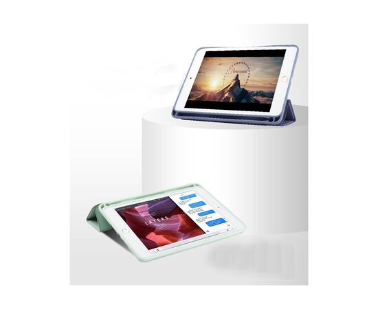 Чехол для планшета BeCover Tri Fold Soft TPU mount Apple Pencil Apple iPad 10.2 2019/2020/2021 Light Green (708458), изображение 6 Чехол для планшета BeCover Tri Fold Soft TPU mount Apple Pencil Apple iPad 10.2 2019/2020/2021 Light Green (708458), изображение 6