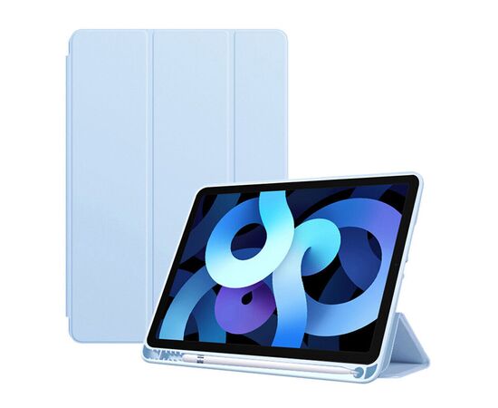 Чехол для планшета BeCover Tri Fold Soft TPU mount Apple Pencil Apple iPad 10.9" 2022 Light Blue (708464), изображение 3 Чехол для планшета BeCover Tri Fold Soft TPU mount Apple Pencil Apple iPad 10.9" 2022 Light Blue (708464), изображение 3