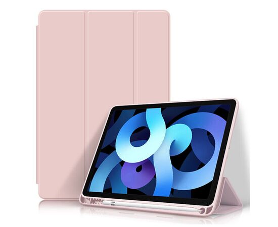 Чехол для планшета BeCover Tri Fold Soft TPU mount Apple Pencil Apple iPad 10.9" 2022 Pink (708462), изображение 3 Чехол для планшета BeCover Tri Fold Soft TPU mount Apple Pencil Apple iPad 10.9" 2022 Pink (708462), изображение 3
