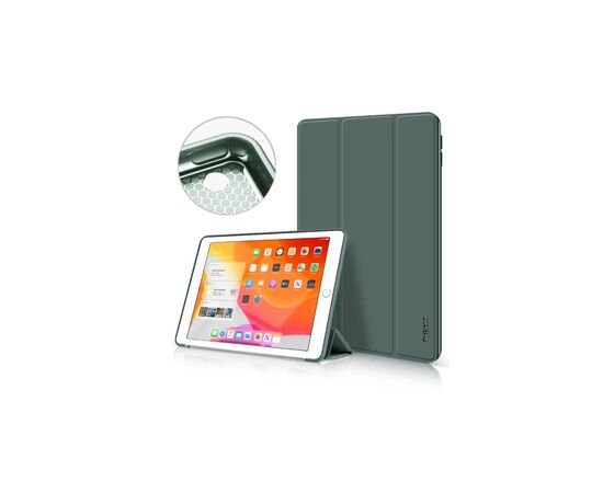 Чехол для планшета BeCover Tri Fold Soft TPU Silicone Apple iPad 10.2 2019/2020/2021 Dark Green (708514), изображение 2 Чехол для планшета BeCover Tri Fold Soft TPU Silicone Apple iPad 10.2 2019/2020/2021 Dark Green (708514), изображение 2