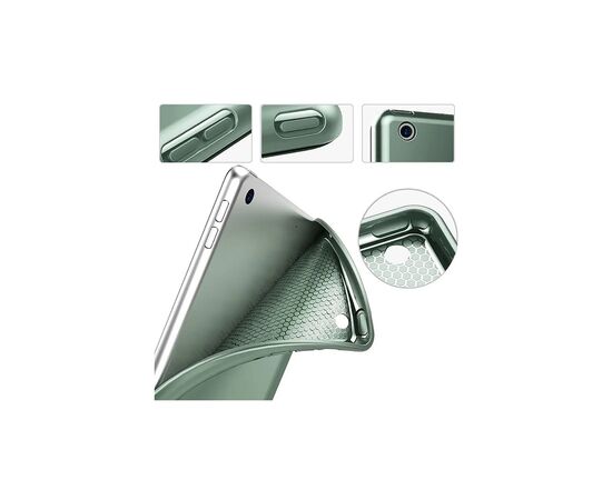Чехол для планшета BeCover Tri Fold Soft TPU Silicone Apple iPad 10.2 2019/2020/2021 Dark Green (708514), изображение 3 Чехол для планшета BeCover Tri Fold Soft TPU Silicone Apple iPad 10.2 2019/2020/2021 Dark Green (708514), изображение 3
