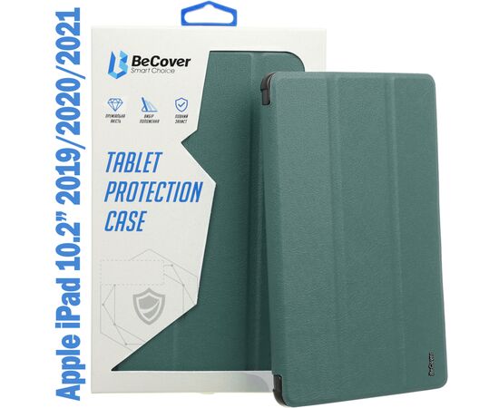 Чехол для планшета BeCover Tri Fold Soft TPU Silicone Apple iPad 10.2 2019/2020/2021 Dark Green (708514)