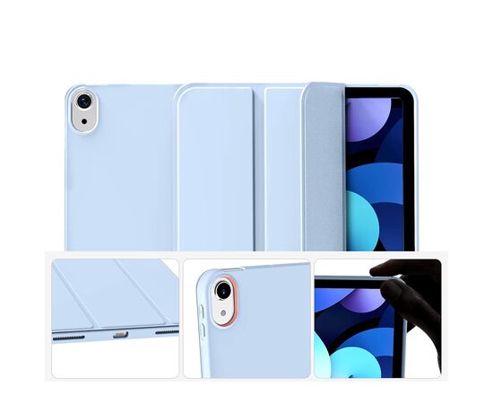 Чехол для планшета BeCover Tri Fold Soft TPU Silicone Apple iPad 10.9" 2022 Light Blue (708522), изображение 3 Чехол для планшета BeCover Tri Fold Soft TPU Silicone Apple iPad 10.9" 2022 Light Blue (708522), изображение 3