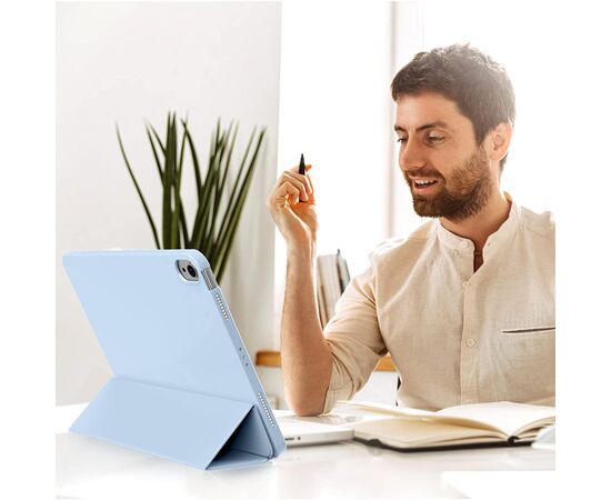 Чехол для планшета BeCover Tri Fold Soft TPU Silicone Apple iPad 10.9" 2022 Light Blue (708522), изображение 6 Чехол для планшета BeCover Tri Fold Soft TPU Silicone Apple iPad 10.9" 2022 Light Blue (708522), изображение 6