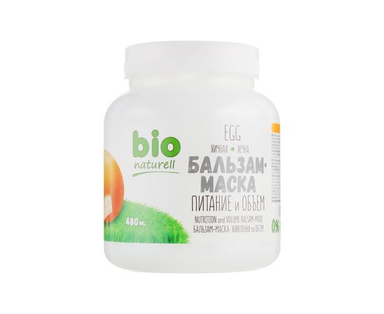 Маска для волос Bio Naturell Яичная Питание и объем 480 мл (4820168432019)