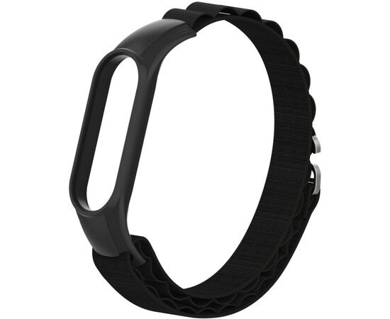 Ремешок для фитнес браслета Armorstandart AlpinaStyle Band для Xiaomi Mi Band 7/6/5/4 Black (ARM64987)