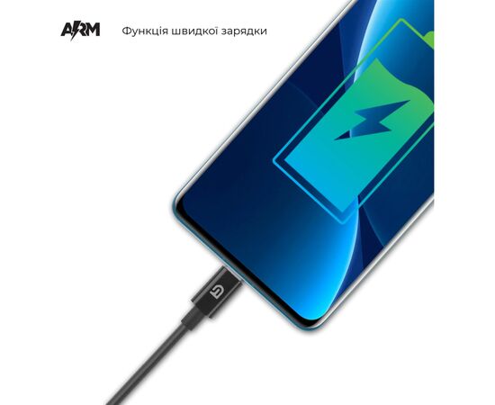 Дата кабель USB-C to USB-C 1.2.0m ABMM093BL black Armorstandart (ARM64371), изображение 4
