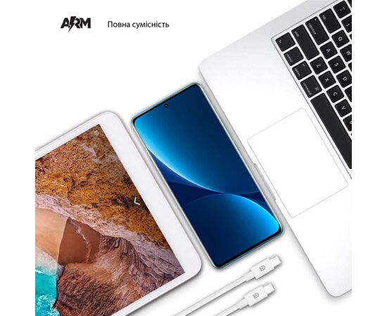 Дата кабель USB-C to USB-C 1.2.0m ABMM093L white Armorstandart (ARM64300), изображение 2