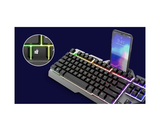 Клавиатура Trust GXT 853 Esca Metal USB Black (23796), изображение 6 Клавиатура Trust GXT 853 Esca Metal USB Black (23796), изображение 6