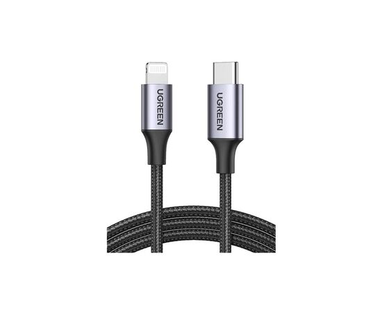 Дата кабель USB-C to Lightning 1.5m US304 MFI White Ugreen (US304/70524)