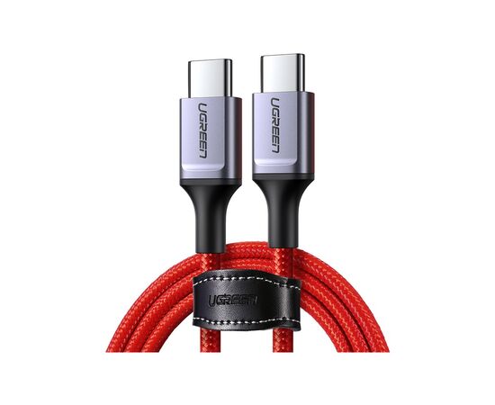 Дата кабель USB-C to USB-C 1.0m US294 3A Red Ugreen (US294/60186)