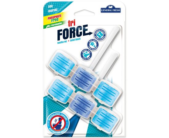 Туалетний блок General Fresh потрійна сила Морський 2 шт. (5900785170231)