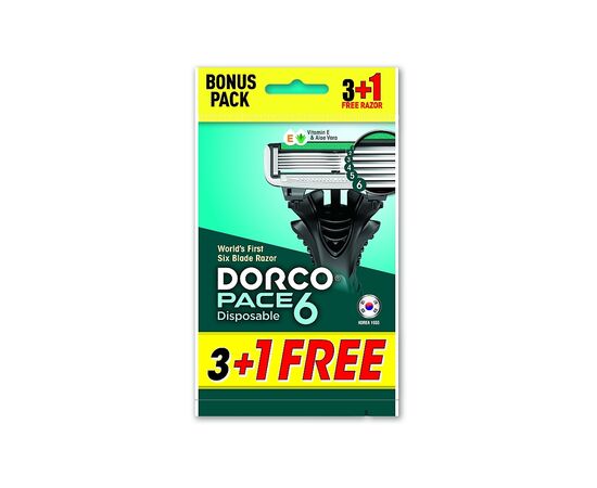 Бритва Dorco Pace 6 для чоловіків 6 лез 4 шт. (8801038591247)