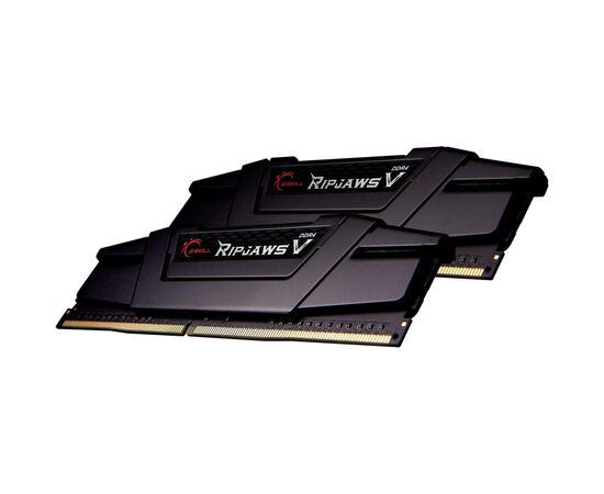 Модуль памяти для компьютера DDR4 64GB (2x32GB) 4400 MHz RipjawsV Black G.Skill (F4-4400C19D-64GVK), изображение 2 Модуль памяти для компьютера DDR4 64GB (2x32GB) 4400 MHz RipjawsV Black G.Skill (F4-4400C19D-64GVK), изображение 2