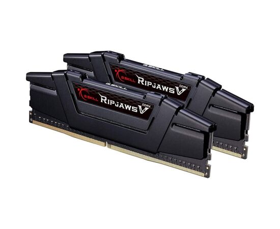 Модуль памяти для компьютера DDR4 64GB (2x32GB) 4400 MHz RipjawsV Black G.Skill (F4-4400C19D-64GVK), изображение 3 Модуль памяти для компьютера DDR4 64GB (2x32GB) 4400 MHz RipjawsV Black G.Skill (F4-4400C19D-64GVK), изображение 3