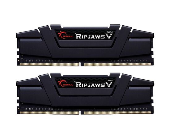 Модуль пам'яті для комп'ютера DDR4 64GB (2x32GB) 4400 MHz RipjawsV Black G.Skill (F4-4400C19D-64GVK)