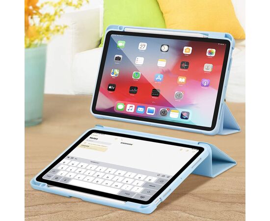Чехол для планшета BeCover Direct Charge Pen mount Apple Pencil Apple iPad 10.9" 2022 Light Blue (708499), изображение 6 Чехол для планшета BeCover Direct Charge Pen mount Apple Pencil Apple iPad 10.9" 2022 Light Blue (708499), изображение 6