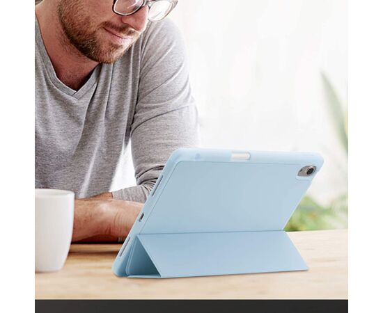 Чехол для планшета BeCover Direct Charge Pen mount Apple Pencil Apple iPad 10.9" 2022 Light Blue (708499), изображение 7 Чехол для планшета BeCover Direct Charge Pen mount Apple Pencil Apple iPad 10.9" 2022 Light Blue (708499), изображение 7