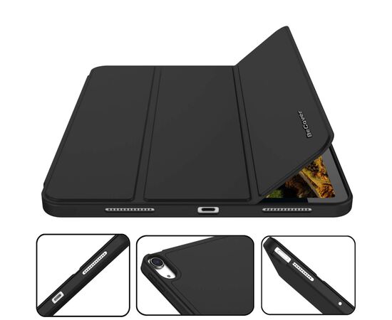 Чохол до планшета BeCover Direct Charge Pen mount Apple Pencil Apple iPad Air 5 (2022) 10.9" Black (708775), зображення 5 Чохол до планшета BeCover Direct Charge Pen mount Apple Pencil Apple iPad Air 5 (2022) 10.9" Black (708775), зображення 5
