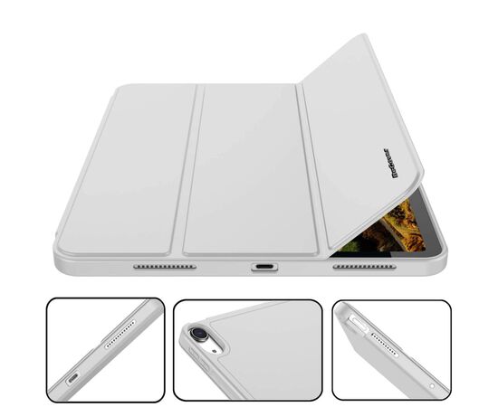 Чехол для планшета BeCover Direct Charge Pen mount Apple Pencil Apple iPad Air 5 (2022) 10.9" Gray (708778), изображение 5 Чехол для планшета BeCover Direct Charge Pen mount Apple Pencil Apple iPad Air 5 (2022) 10.9" Gray (708778), изображение 5