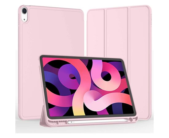 Чехол для планшета BeCover Direct Charge Pen mount Apple Pencil Apple iPad Air 5 (2022) 10.9" Pink (708780), изображение 2 Чехол для планшета BeCover Direct Charge Pen mount Apple Pencil Apple iPad Air 5 (2022) 10.9" Pink (708780), изображение 2
