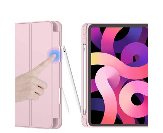 Чехол для планшета BeCover Direct Charge Pen mount Apple Pencil Apple iPad Air 5 (2022) 10.9" Pink (708780), изображение 4 Чехол для планшета BeCover Direct Charge Pen mount Apple Pencil Apple iPad Air 5 (2022) 10.9" Pink (708780), изображение 4