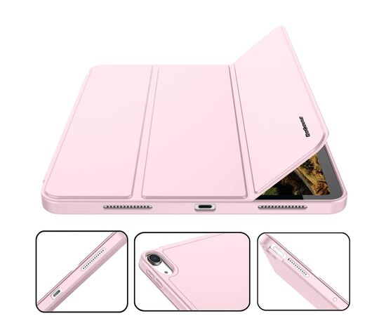 Чехол для планшета BeCover Direct Charge Pen mount Apple Pencil Apple iPad Air 5 (2022) 10.9" Pink (708780), изображение 5 Чехол для планшета BeCover Direct Charge Pen mount Apple Pencil Apple iPad Air 5 (2022) 10.9" Pink (708780), изображение 5