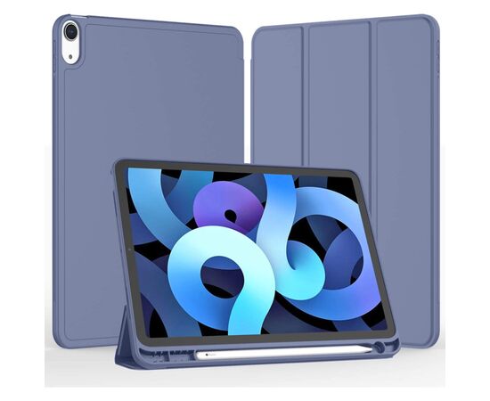 Чехол для планшета BeCover Direct Charge Pen mount Apple Pencil Apple iPad Air 5 (2022) 10.9" Purple (708781), изображение 2 Чехол для планшета BeCover Direct Charge Pen mount Apple Pencil Apple iPad Air 5 (2022) 10.9" Purple (708781), изображение 2
