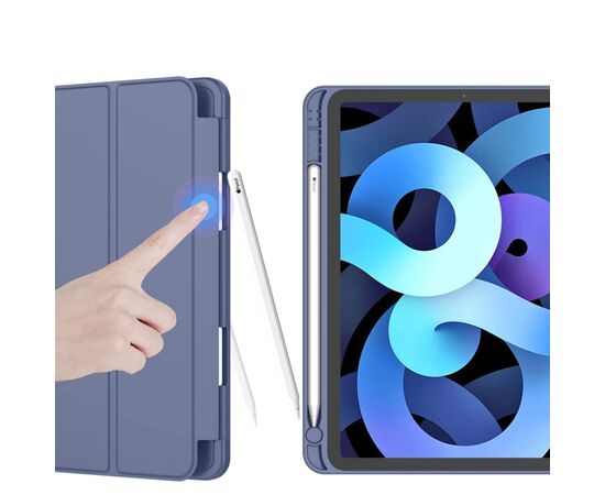Чехол для планшета BeCover Direct Charge Pen mount Apple Pencil Apple iPad Air 5 (2022) 10.9" Purple (708781), изображение 4 Чехол для планшета BeCover Direct Charge Pen mount Apple Pencil Apple iPad Air 5 (2022) 10.9" Purple (708781), изображение 4