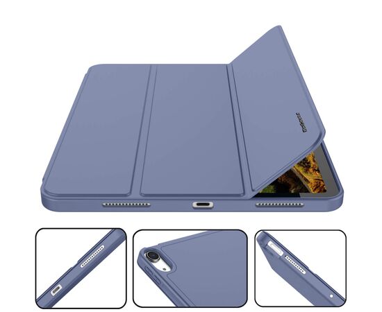 Чехол для планшета BeCover Direct Charge Pen mount Apple Pencil Apple iPad Air 5 (2022) 10.9" Purple (708781), изображение 5 Чехол для планшета BeCover Direct Charge Pen mount Apple Pencil Apple iPad Air 5 (2022) 10.9" Purple (708781), изображение 5