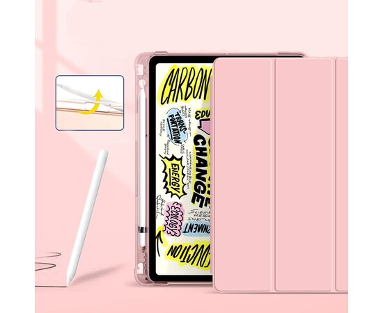 Чехол для планшета BeCover Soft Edge TPU mount Apple Pencil Apple iPad 10.9" 2022 Pink (708493), изображение 3 Чехол для планшета BeCover Soft Edge TPU mount Apple Pencil Apple iPad 10.9" 2022 Pink (708493), изображение 3
