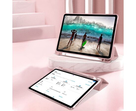 Чехол для планшета BeCover Soft Edge TPU mount Apple Pencil Apple iPad 10.9" 2022 Pink (708493), изображение 4 Чехол для планшета BeCover Soft Edge TPU mount Apple Pencil Apple iPad 10.9" 2022 Pink (708493), изображение 4