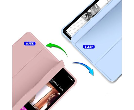 Чехол для планшета BeCover Soft Edge TPU mount Apple Pencil Apple iPad 10.9" 2022 Pink (708493), изображение 5 Чехол для планшета BeCover Soft Edge TPU mount Apple Pencil Apple iPad 10.9" 2022 Pink (708493), изображение 5