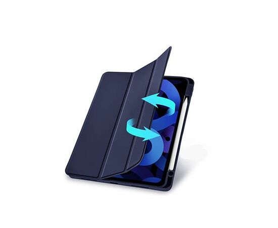 Чехол для планшета BeCover Tri Fold Soft TPU mount Apple Pencil Apple iPad 10.2 2019/2020/2021 Deep Blue (708456), изображение 4 Чехол для планшета BeCover Tri Fold Soft TPU mount Apple Pencil Apple iPad 10.2 2019/2020/2021 Deep Blue (708456), изображение 4