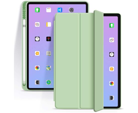 Чохол до планшета BeCover Tri Fold Soft TPU mount Apple Pencil Apple iPad 10.2 2019/2020/2021 Green (708457), зображення 2 Чохол до планшета BeCover Tri Fold Soft TPU mount Apple Pencil Apple iPad 10.2 2019/2020/2021 Green (708457), зображення 2