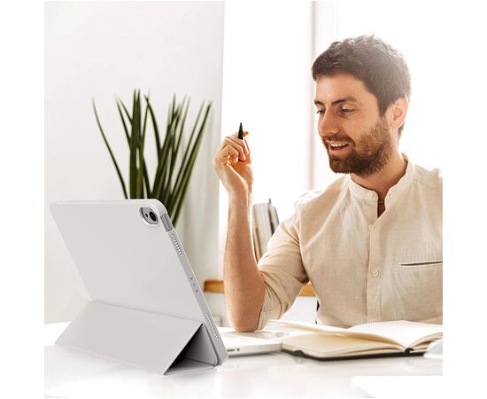 Чехол для планшета BeCover Tri Fold Soft TPU Silicone Apple iPad 10.9" 2022 Gray (708521), изображение 5 Чехол для планшета BeCover Tri Fold Soft TPU Silicone Apple iPad 10.9" 2022 Gray (708521), изображение 5