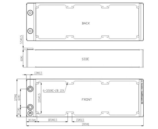 Радиатор охлаждения Ekwb EK-CoolStream XE 360 (Triple) PIECE (3830046995223), изображение 3 Радиатор охлаждения Ekwb EK-CoolStream XE 360 (Triple) PIECE (3830046995223), изображение 3