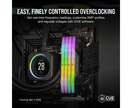 Модуль пам'яті для комп'ютера DDR5 32GB (2x16GB) 5200 MHz Vengeance RGB Corsair (CMH32GX5M2B5200C40), зображення 10 Модуль пам'яті для комп'ютера DDR5 32GB (2x16GB) 5200 MHz Vengeance RGB Corsair (CMH32GX5M2B5200C40), зображення 10