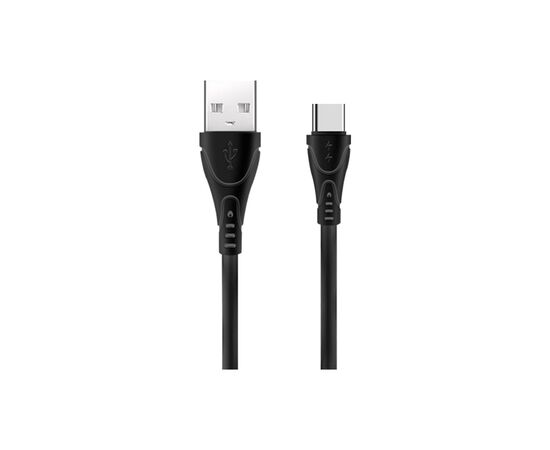 Дата кабель USB 2.0 AM to Type-C 1.0m SC-112a Black XoKo (XK-SC-112a-BK)