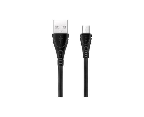 Дата кабель USB 2.0 AM to Micro 5P 1.0m SC-112m Black XoKo (XK-SC-112m-BK)