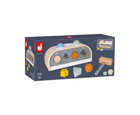 Развивающая игрушка Janod Сортер Sweet Cocoon 3 в 1 (J04409), изображение 9 Развивающая игрушка Janod Сортер Sweet Cocoon 3 в 1 (J04409), изображение 9
