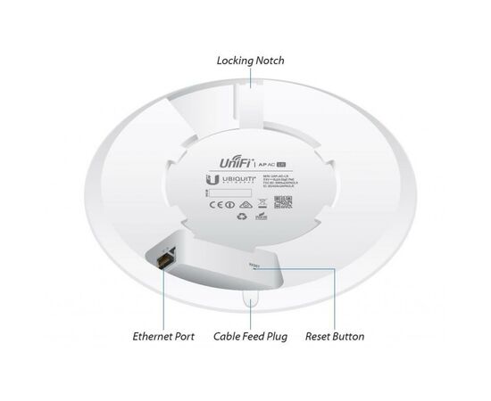 Точка доступу Wi-Fi Ubiquiti UAP-AC-LR-5, зображення 5 Точка доступу Wi-Fi Ubiquiti UAP-AC-LR-5, зображення 5