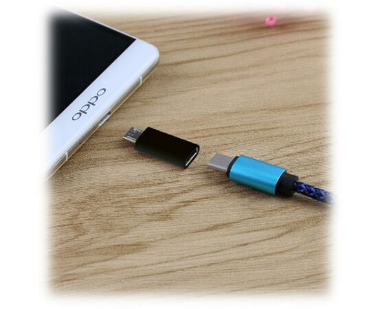 Переходник Lapara Micro USB Male to USB 3.1 Type-C Female black (LA-MaleMicroUSB-TypeC-Female black), изображение 4 Переходник Lapara Micro USB Male to USB 3.1 Type-C Female black (LA-MaleMicroUSB-TypeC-Female black), изображение 4